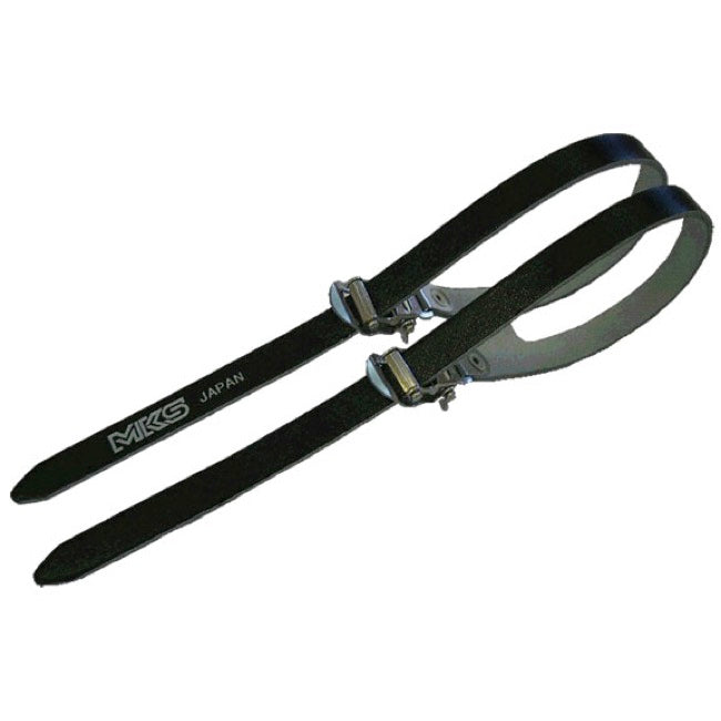 MKS Single Leather Toe Strap - Black